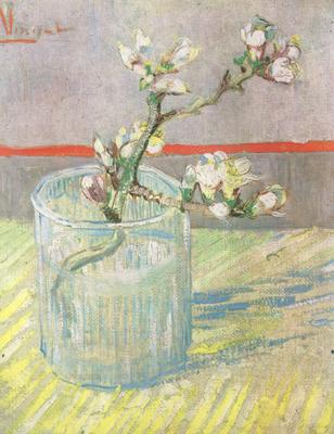 Vincent Van Gogh Blossoming Almond Branch in a Glass (nn04) China oil painting art